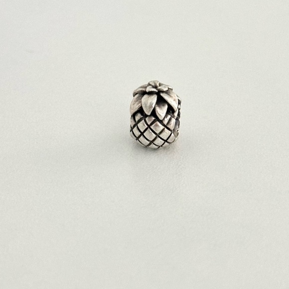 Pandora 925 Pineapple Fruit Rare Retired Bead Charm - Picture 3 of 6